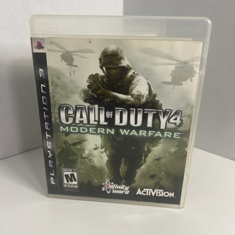 Call of Duty 4 Modern Warfare Sony PS3 2007 Activision‎ Shooter Video Game